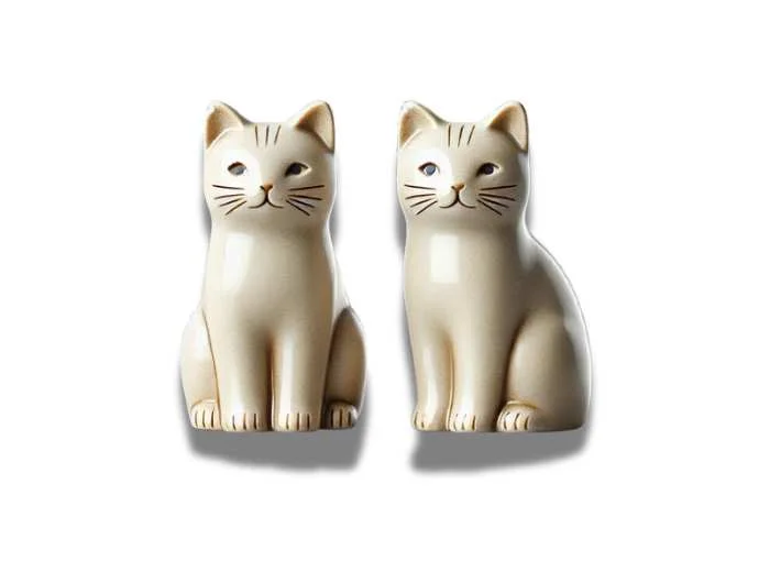 Antique Ceramic Cats