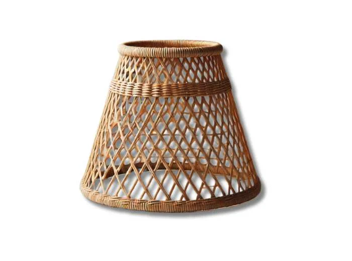 Rattan and Wicker Lampshades