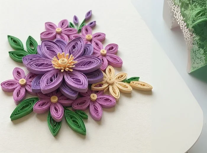 Quilling Handmade Flower Card