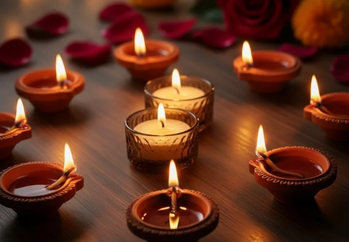 Diyas and Candles